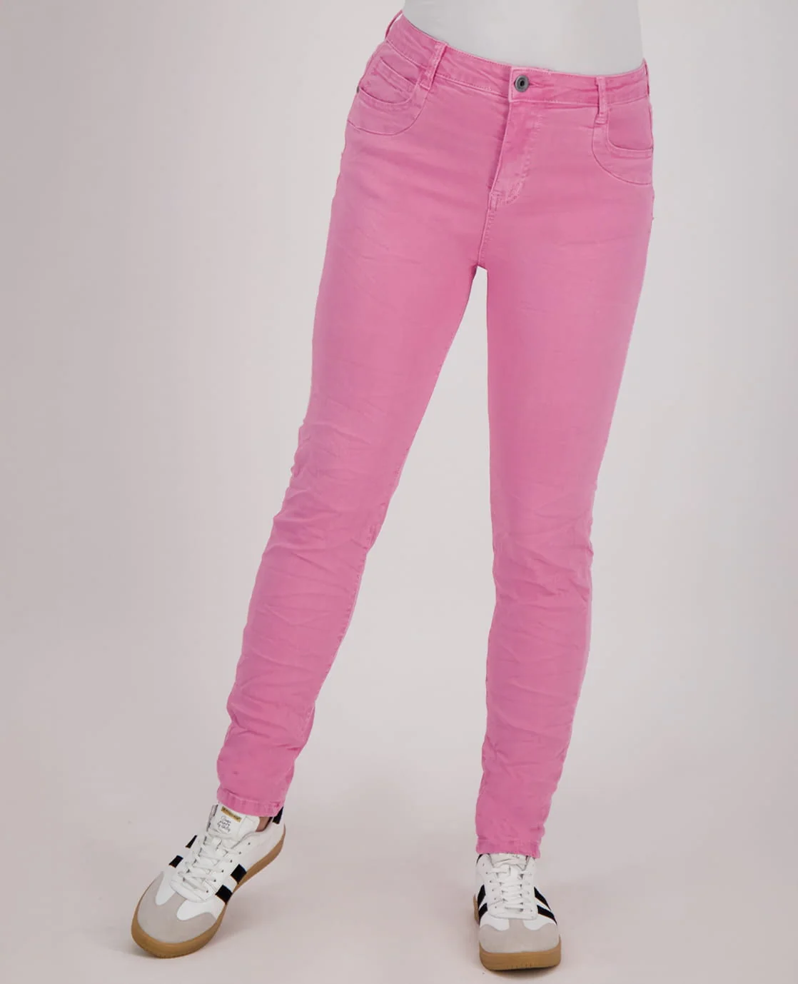 Pant Superstretch Crincle Denim | Pink - Image 8