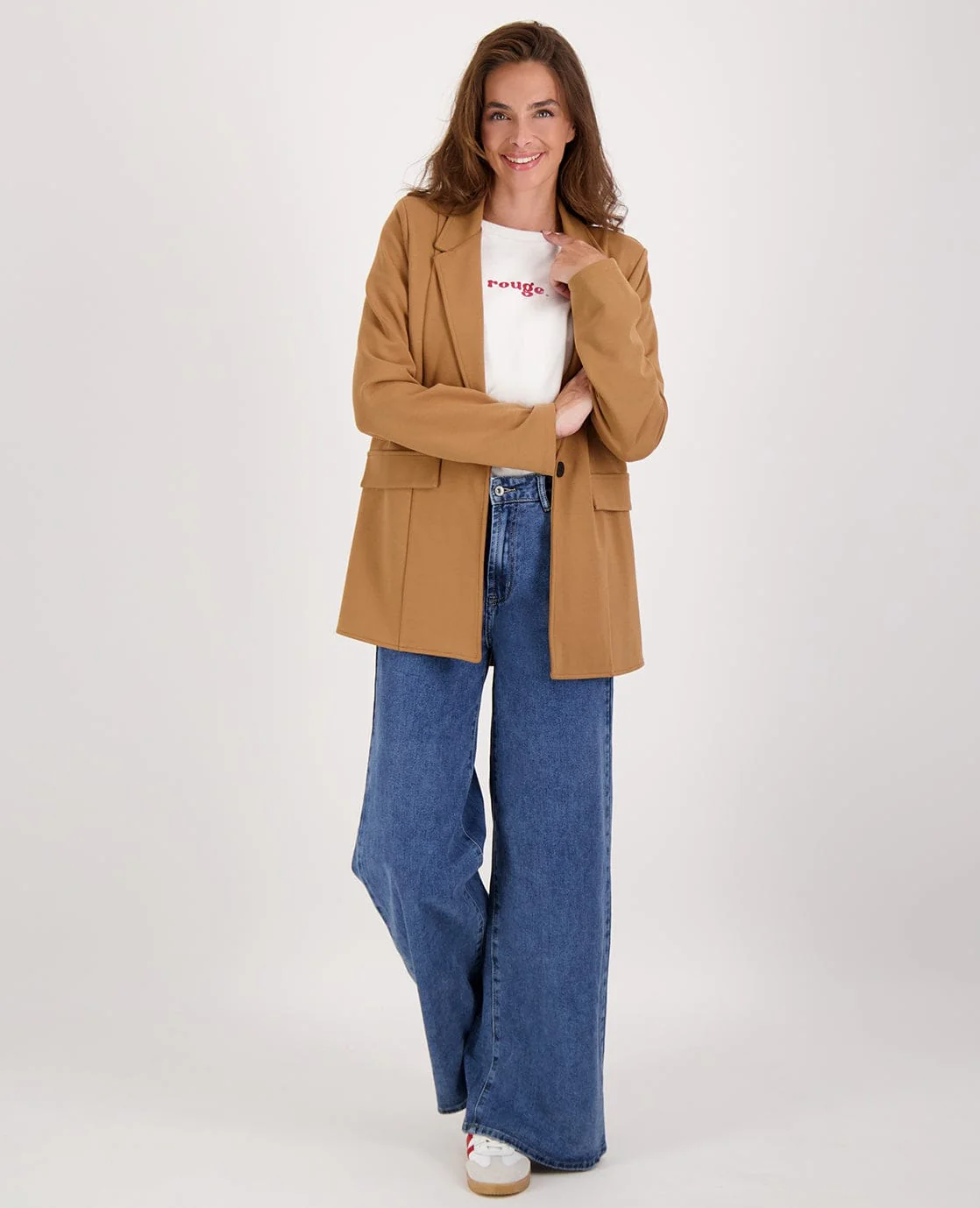 Pant Wide Leg Straight Denim | Medium Denim - Image 6