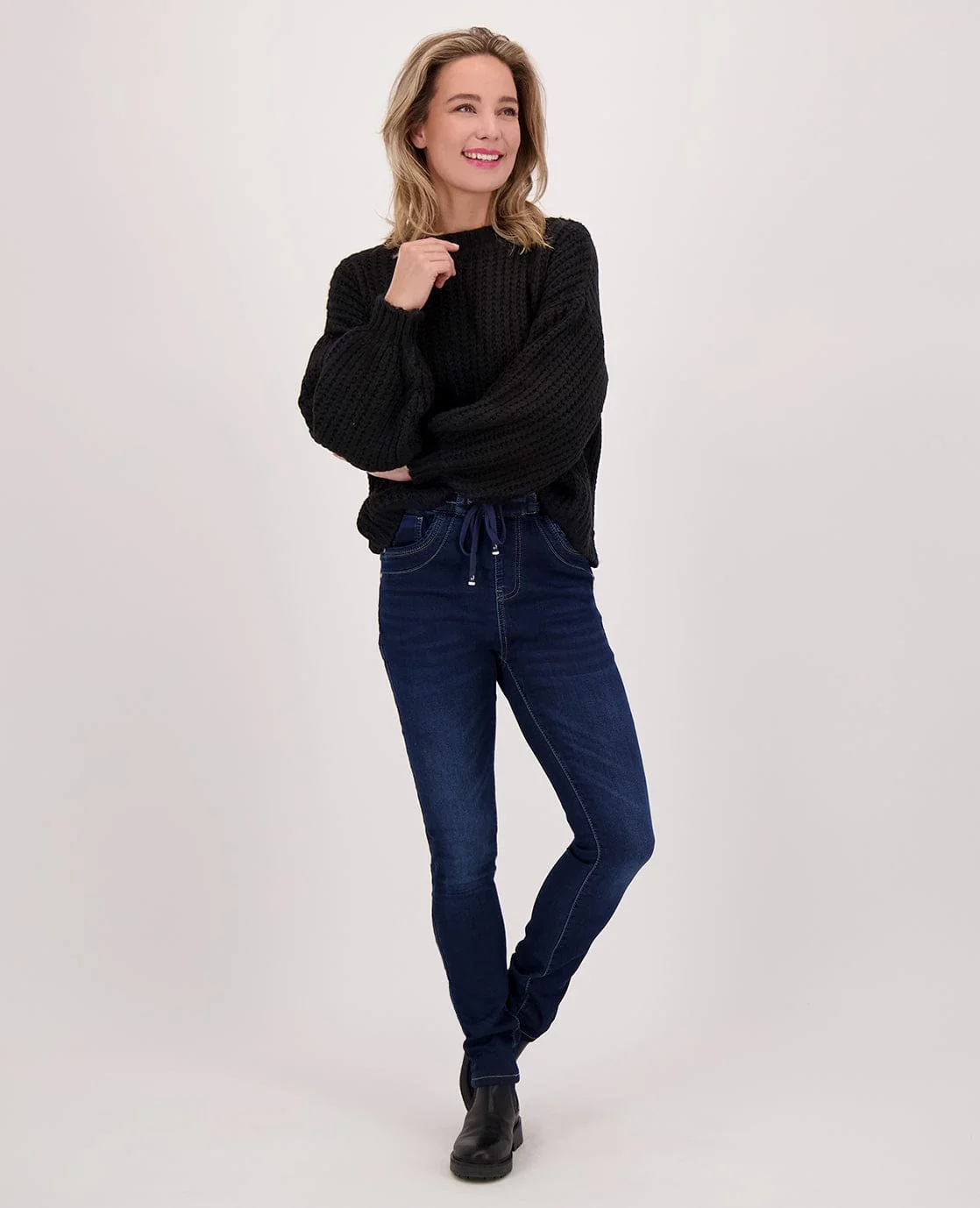 Pull Chuncky Knit | Zwart - Image 7