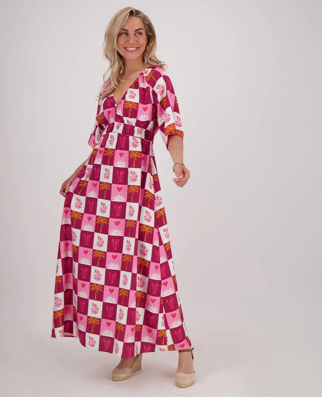 Robe Kim Longue | Multicolor / Roze - Image 3