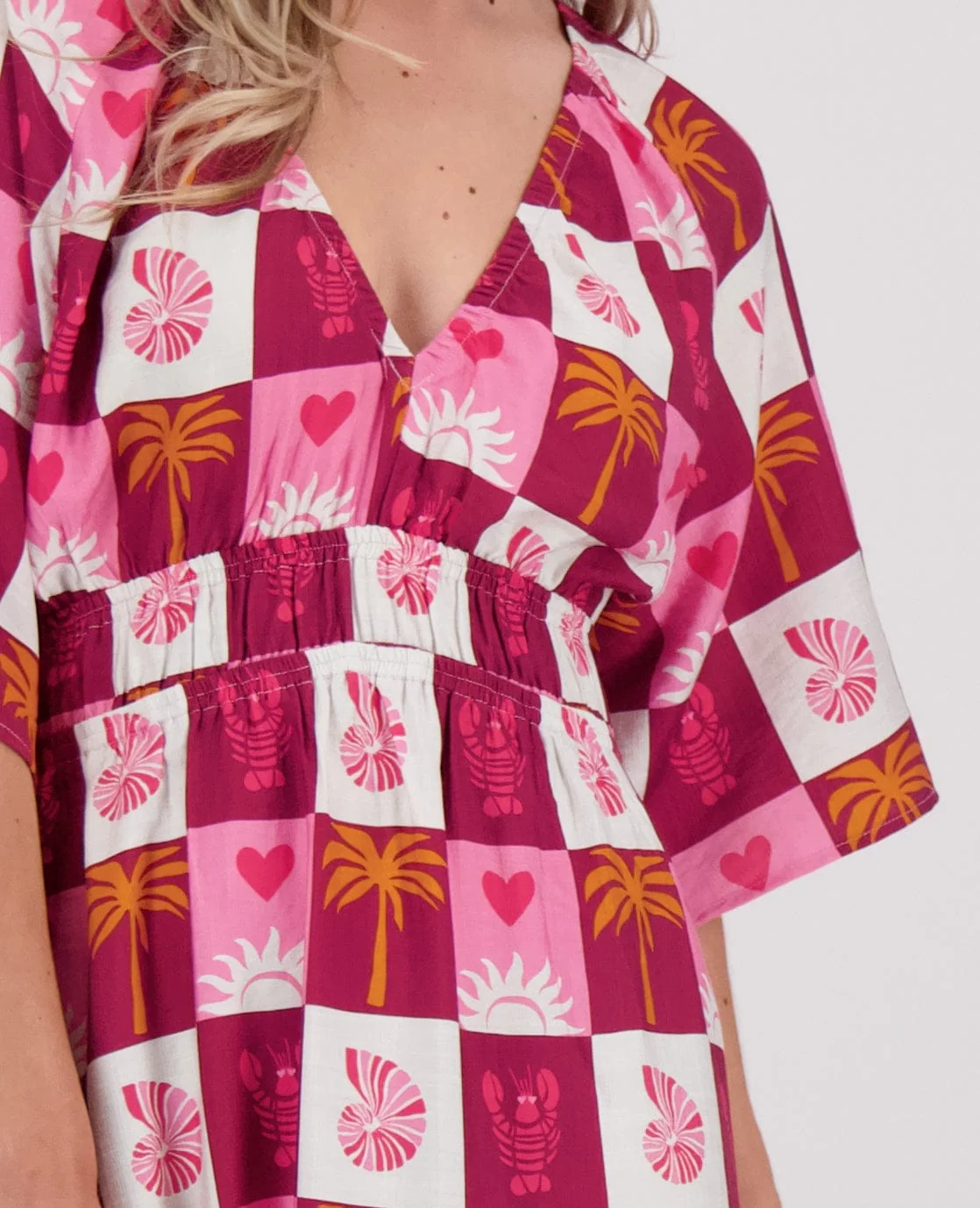 Robe Kim Longue | Multicolor / Roze - Image 4