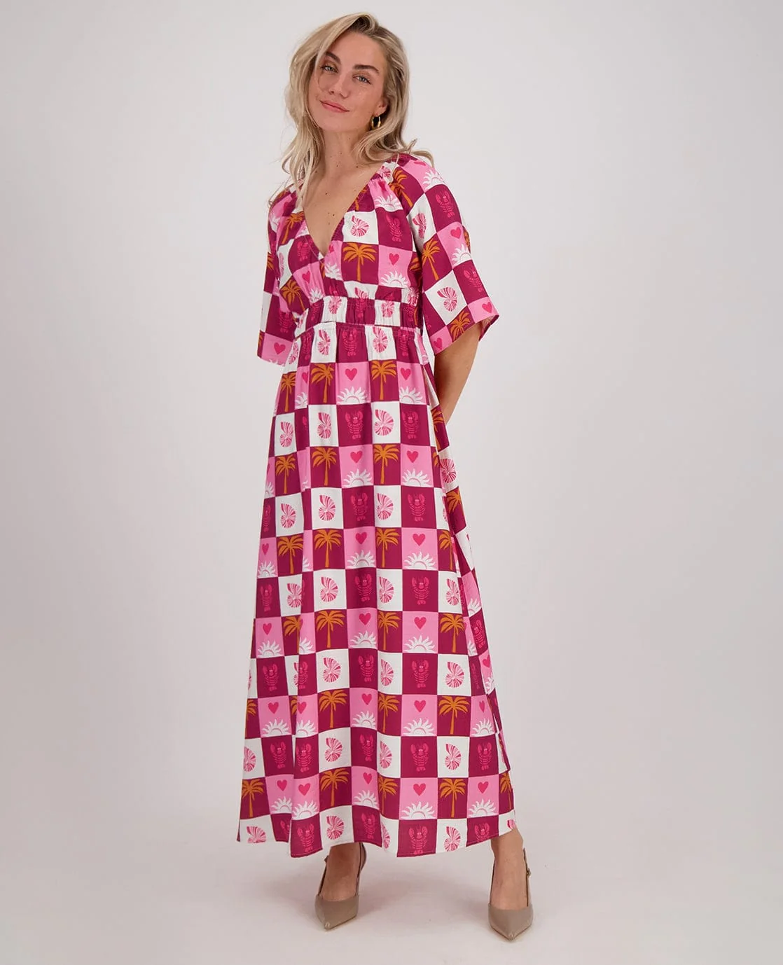 Robe Kim Longue | Multicolor / Roze - Image 8