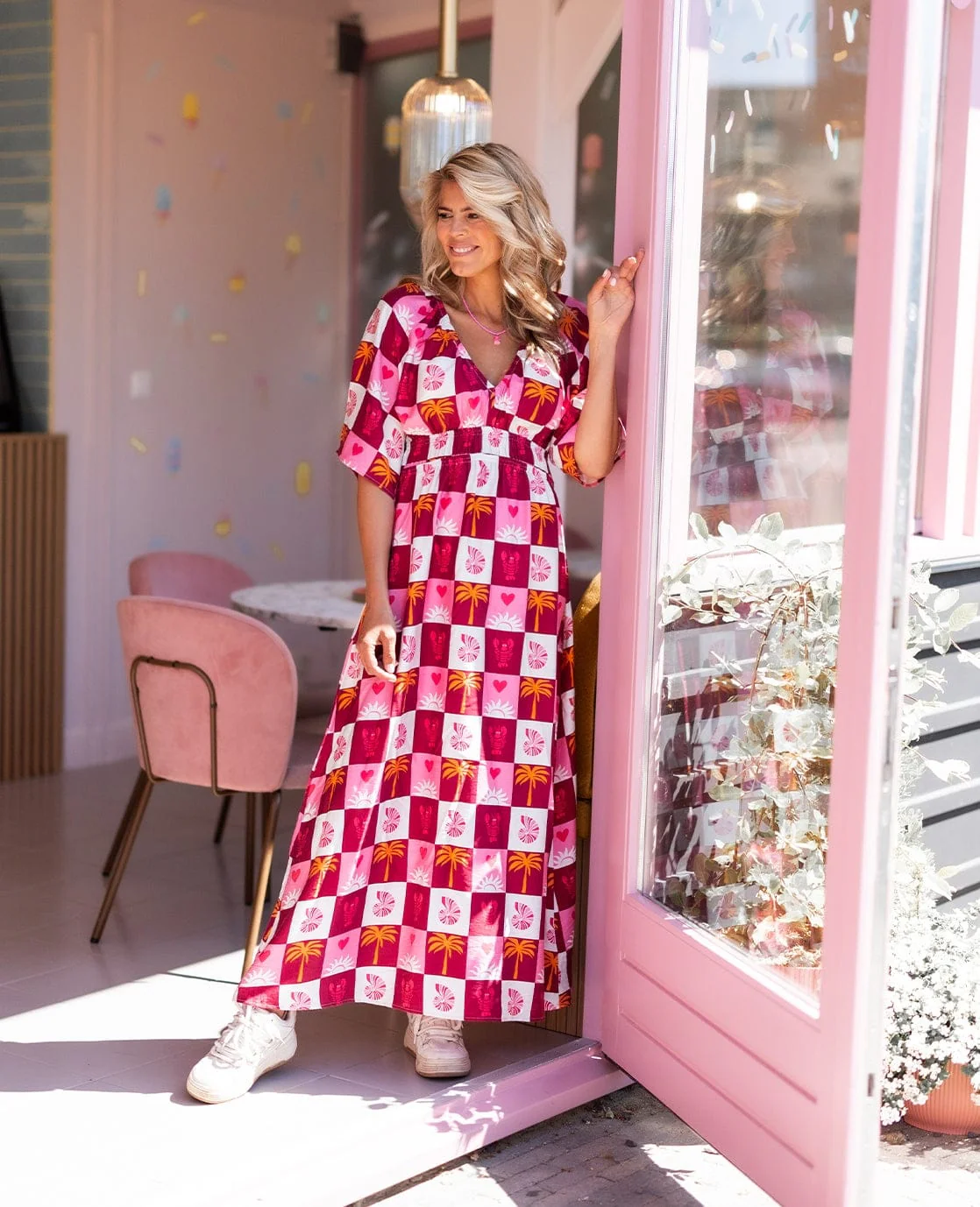 Robe Kim Longue | Multicolor / Roze - Image 9