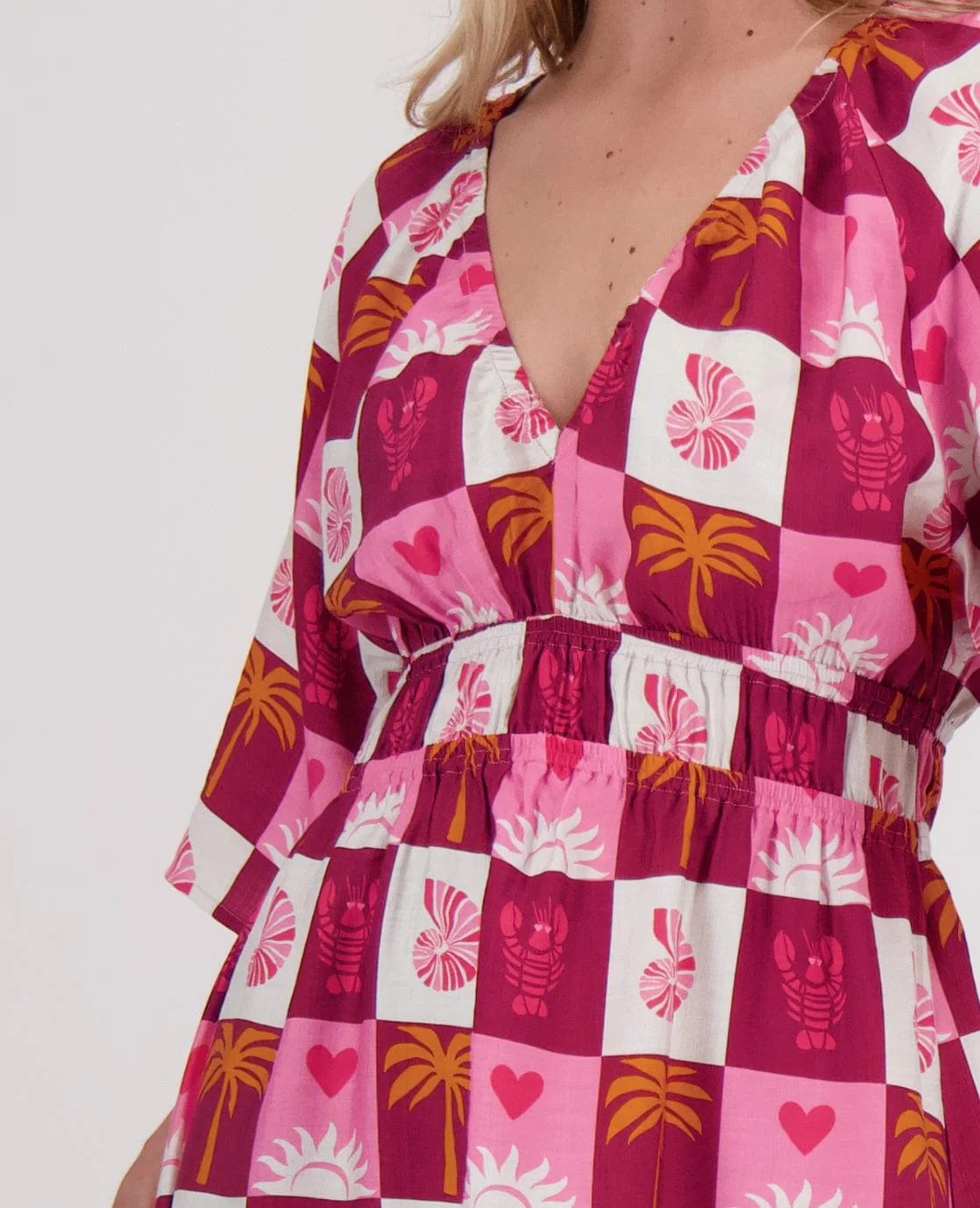 Robe Kim | Multicolor / Roze - Image 4