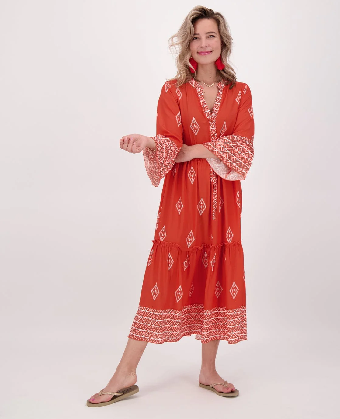 Robe Philou | Oranjerood - Image 3
