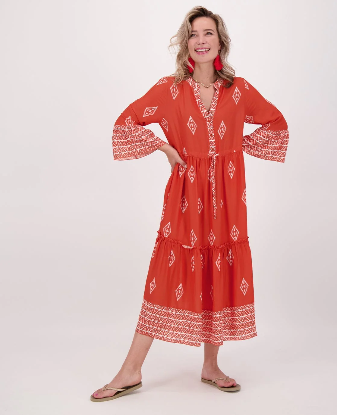 Robe Philou | Oranjerood - Image 7