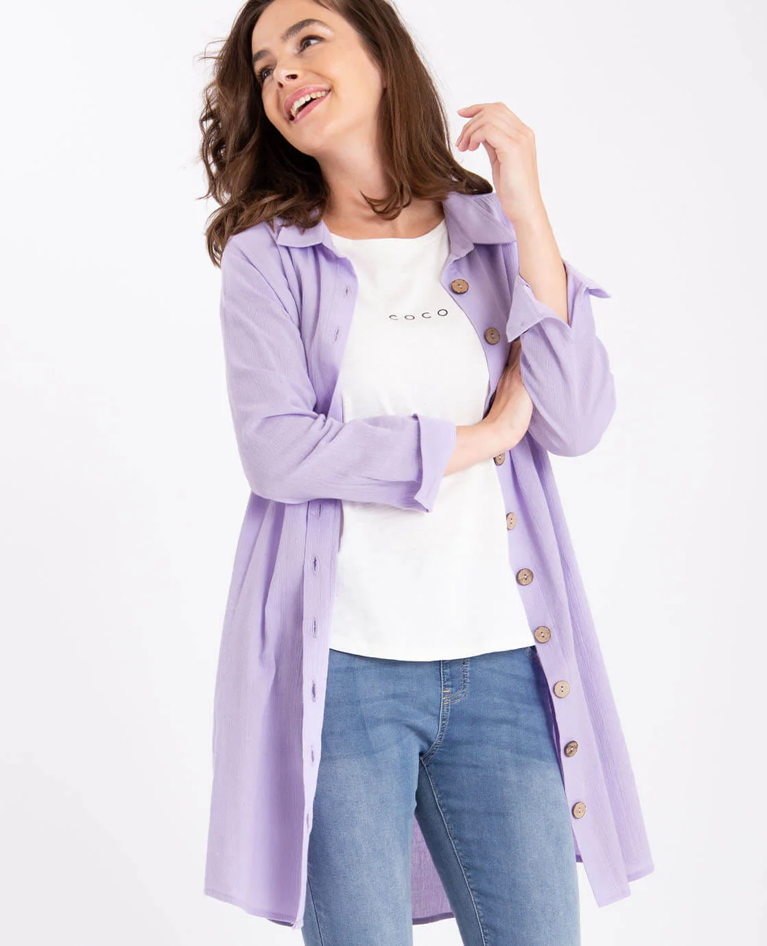 Shirt Dress | Lila - Image 7