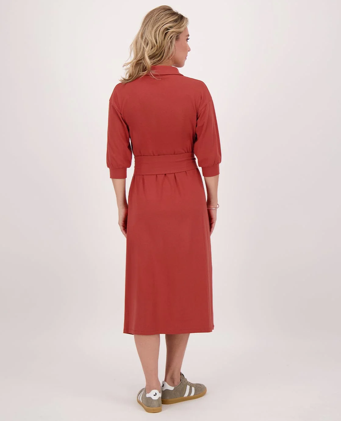 Shirtdress Robe | Brique - Image 6