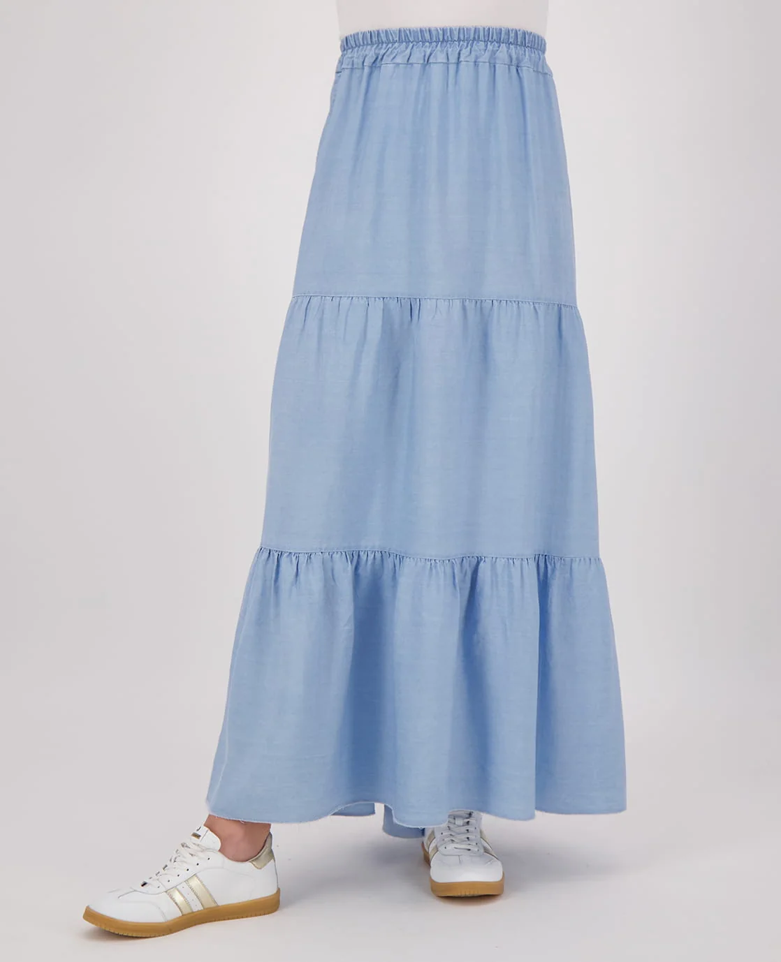 Skirt Chambray | Light Blue - Image 4