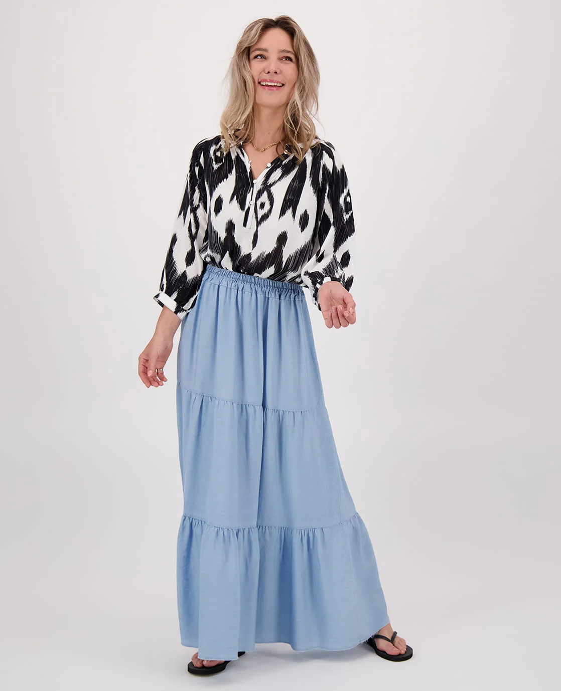 Skirt Chambray | Light Blue - Image 7