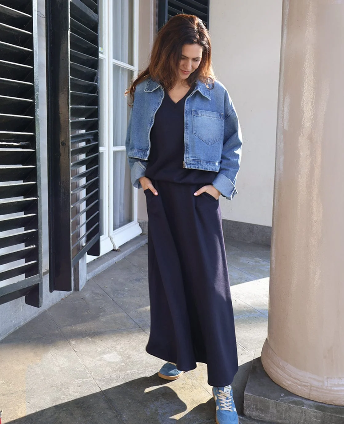Skirt | Donkerblauw