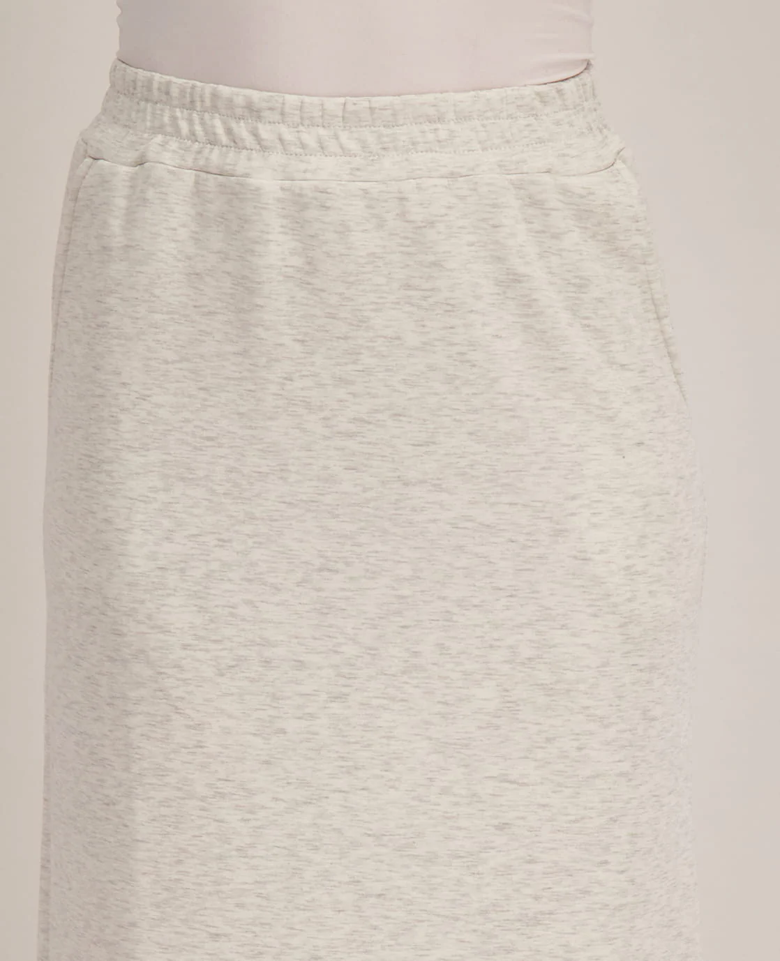 Skirt Emy | Light Grey Melange - Image 4