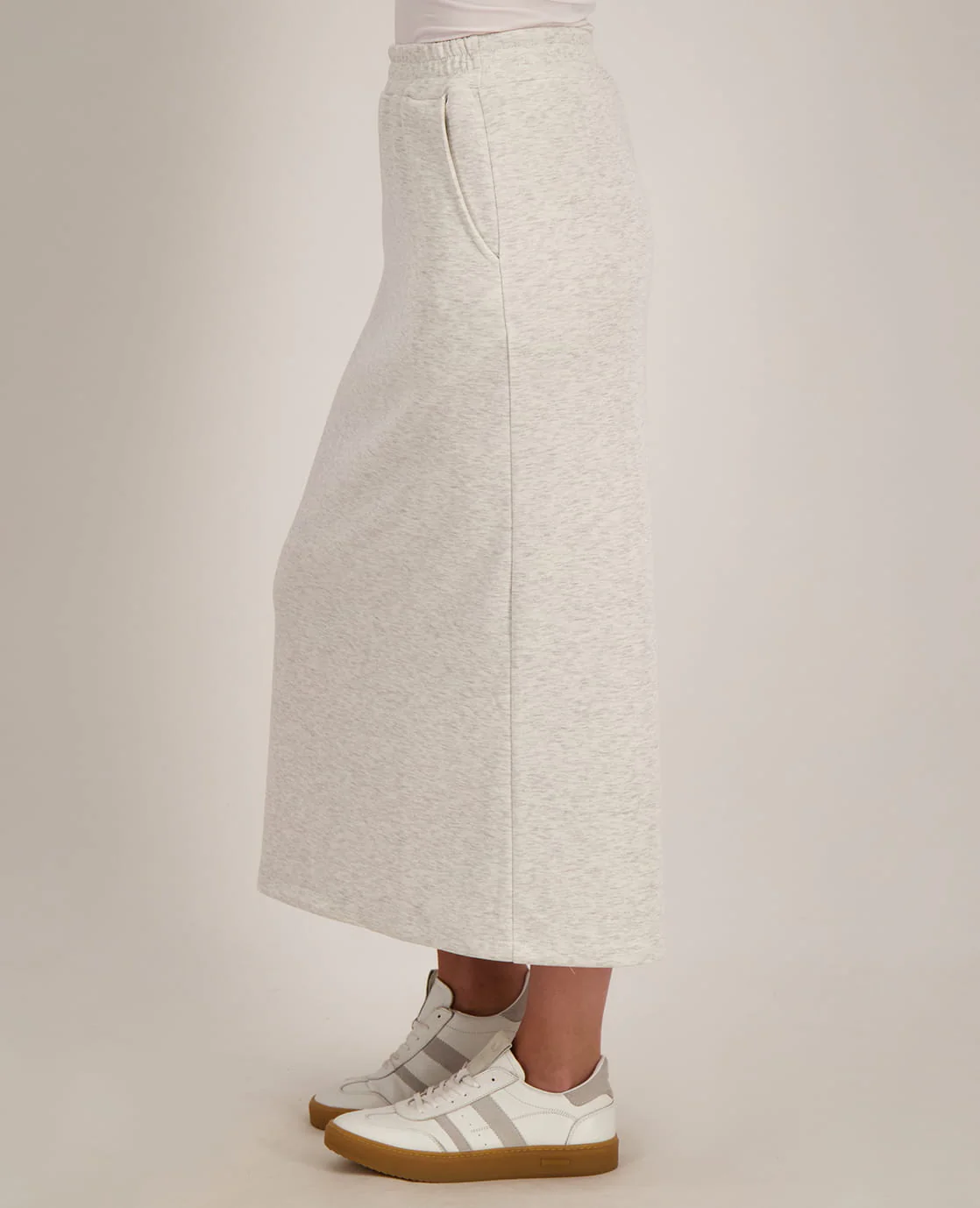 Skirt Emy | Light Grey Melange - Image 5