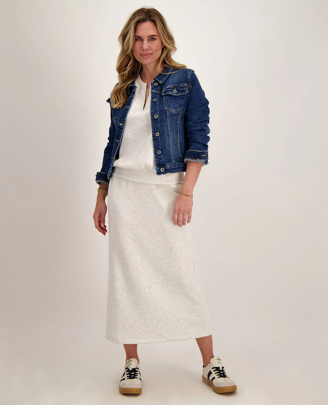 Skirt Emy | Light Grey Melange - Image 7