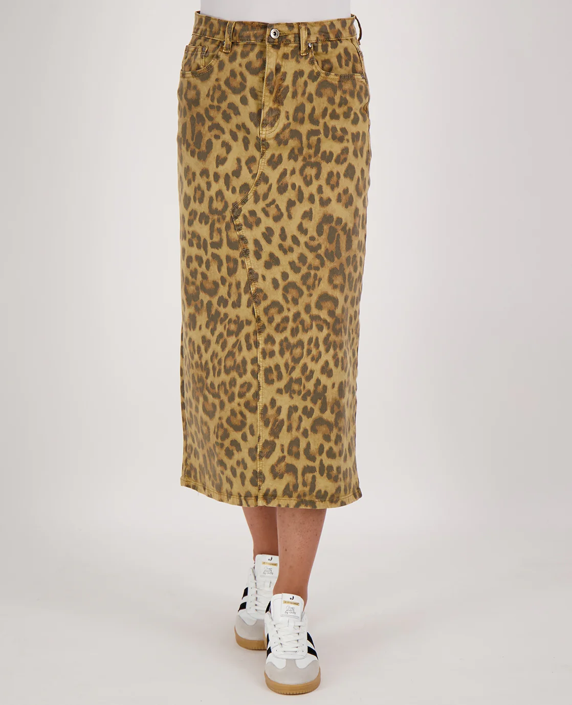 Skirt Panthère Stretch Denim | Multicolor - Image 3