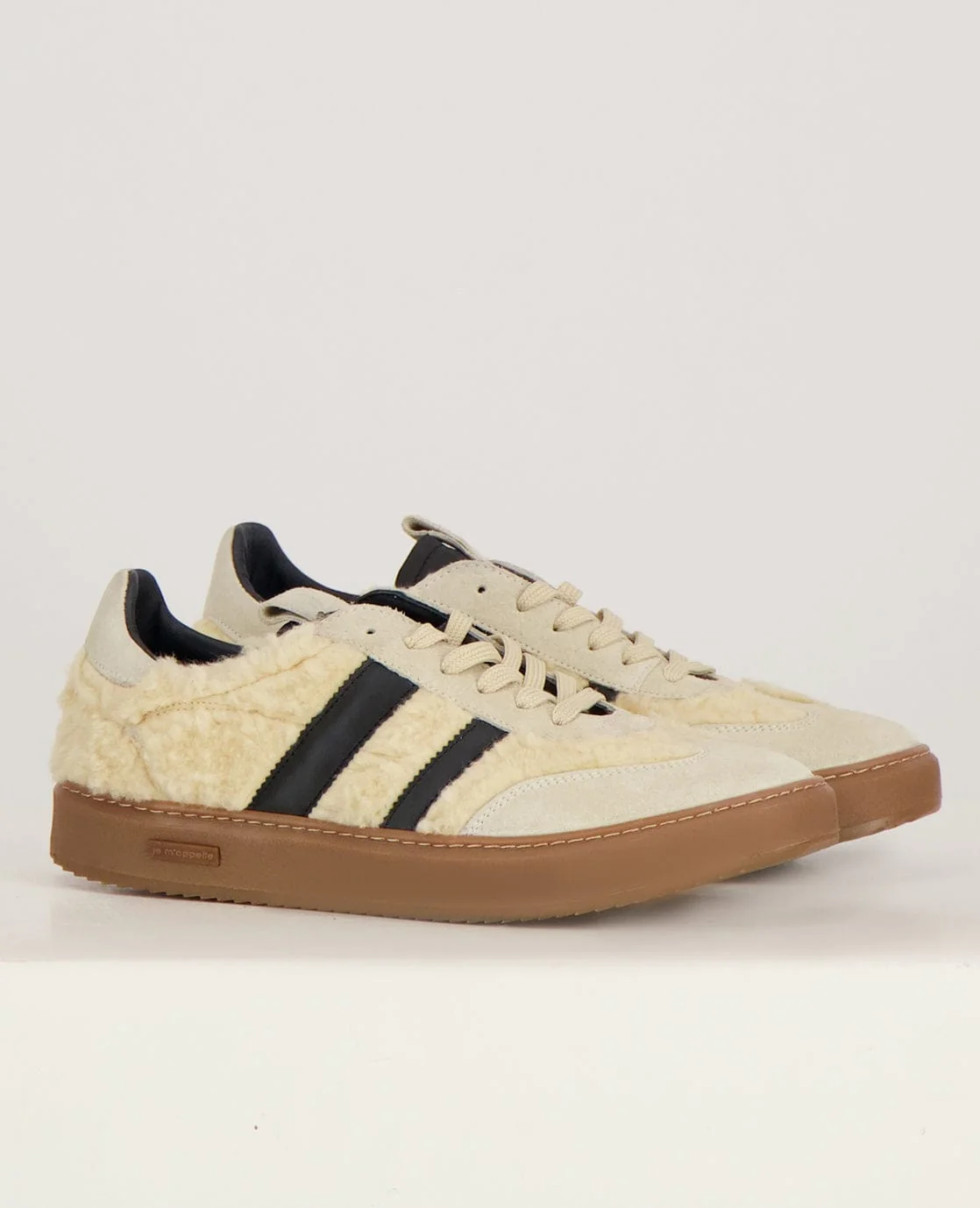 Sneakers Stripes | Greige/Zwart - Image 3