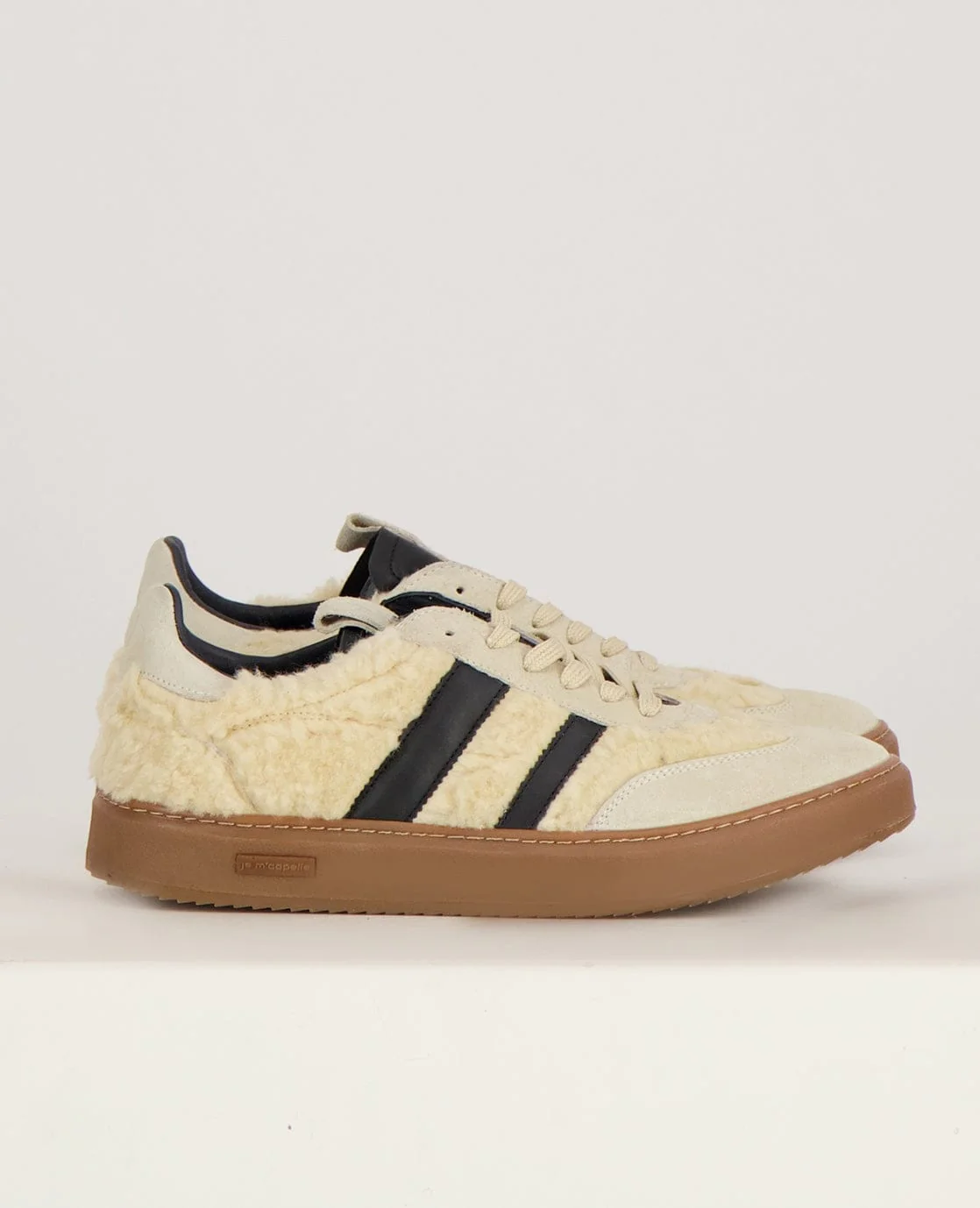 Sneakers Stripes | Greige/Zwart - Image 5