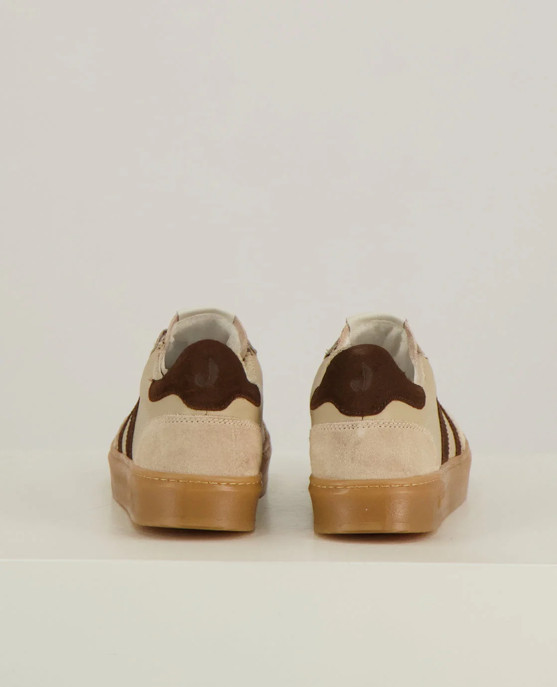 Sneakers Stripes | Sand / Dark Brown - Image 5
