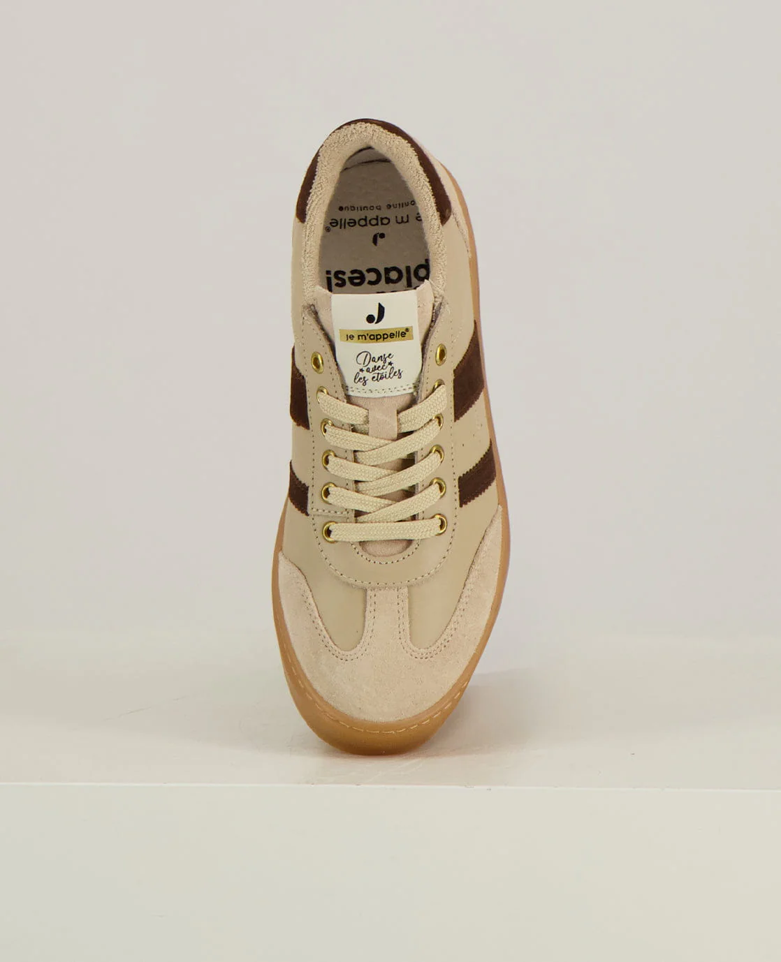 Sneakers Stripes | Sand / Dark Brown - Image 6