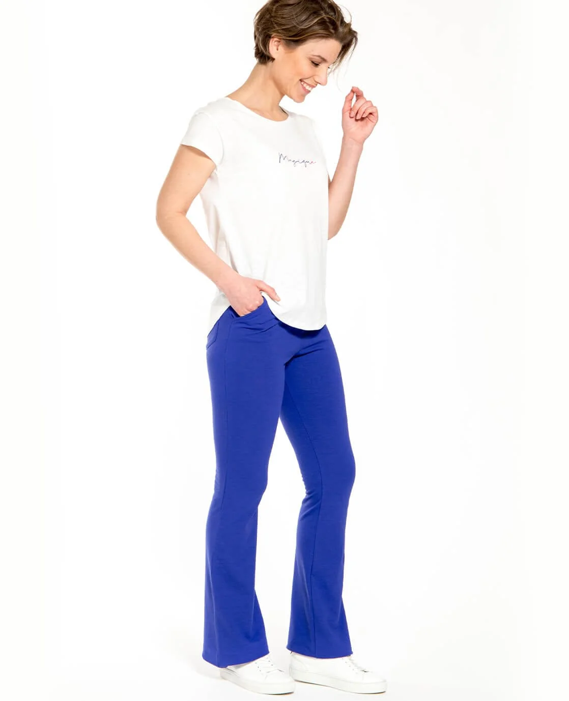 Sweat Pant Flare | Royal Blue - Image 11