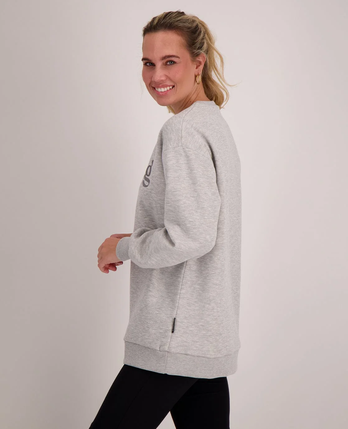 Sweater Erika | Light Grey Melange - Image 4