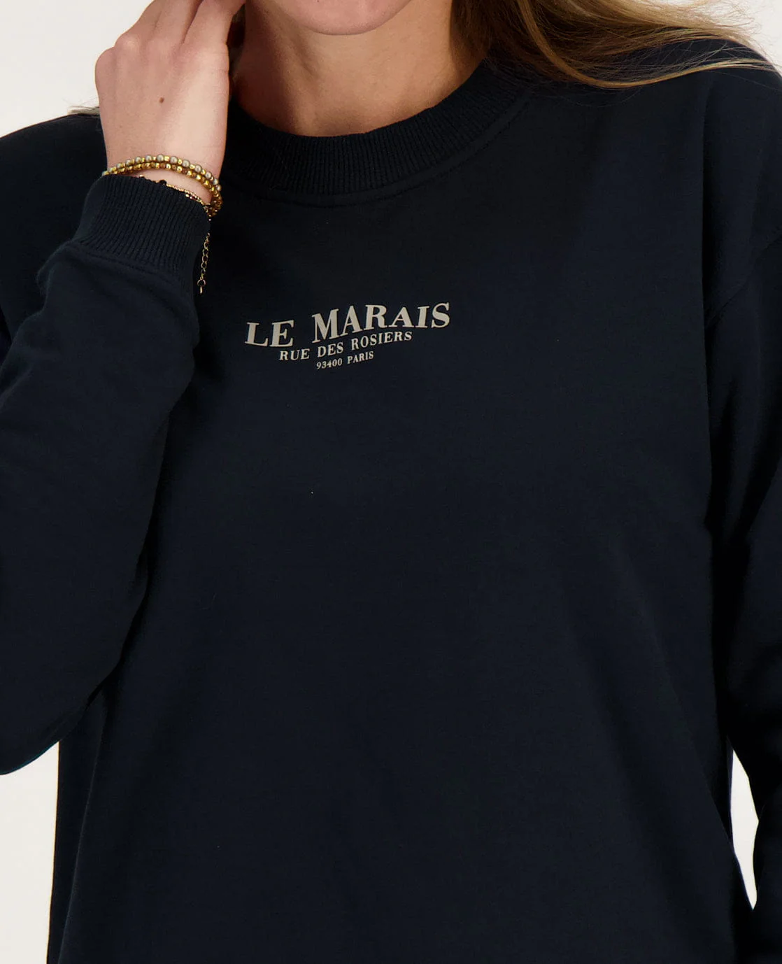 Sweater Le Marais | Donkerblauw - Image 4