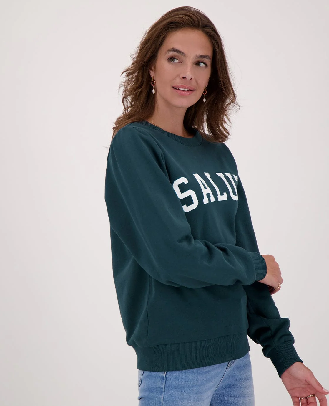 Sweater Salut | Peacock Green - Image 2