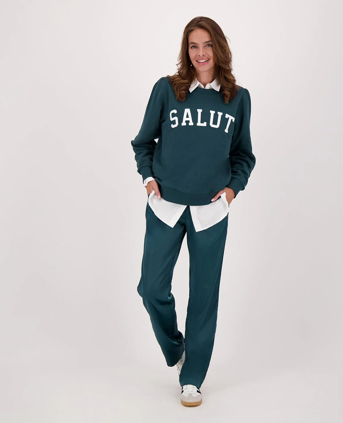 Sweater Salut | Peacock Green - Image 4