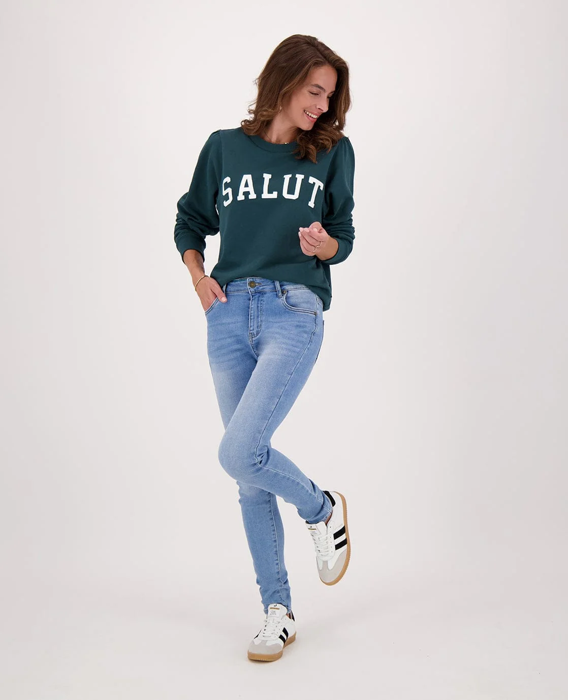 Sweater Salut | Peacock Green - Image 6