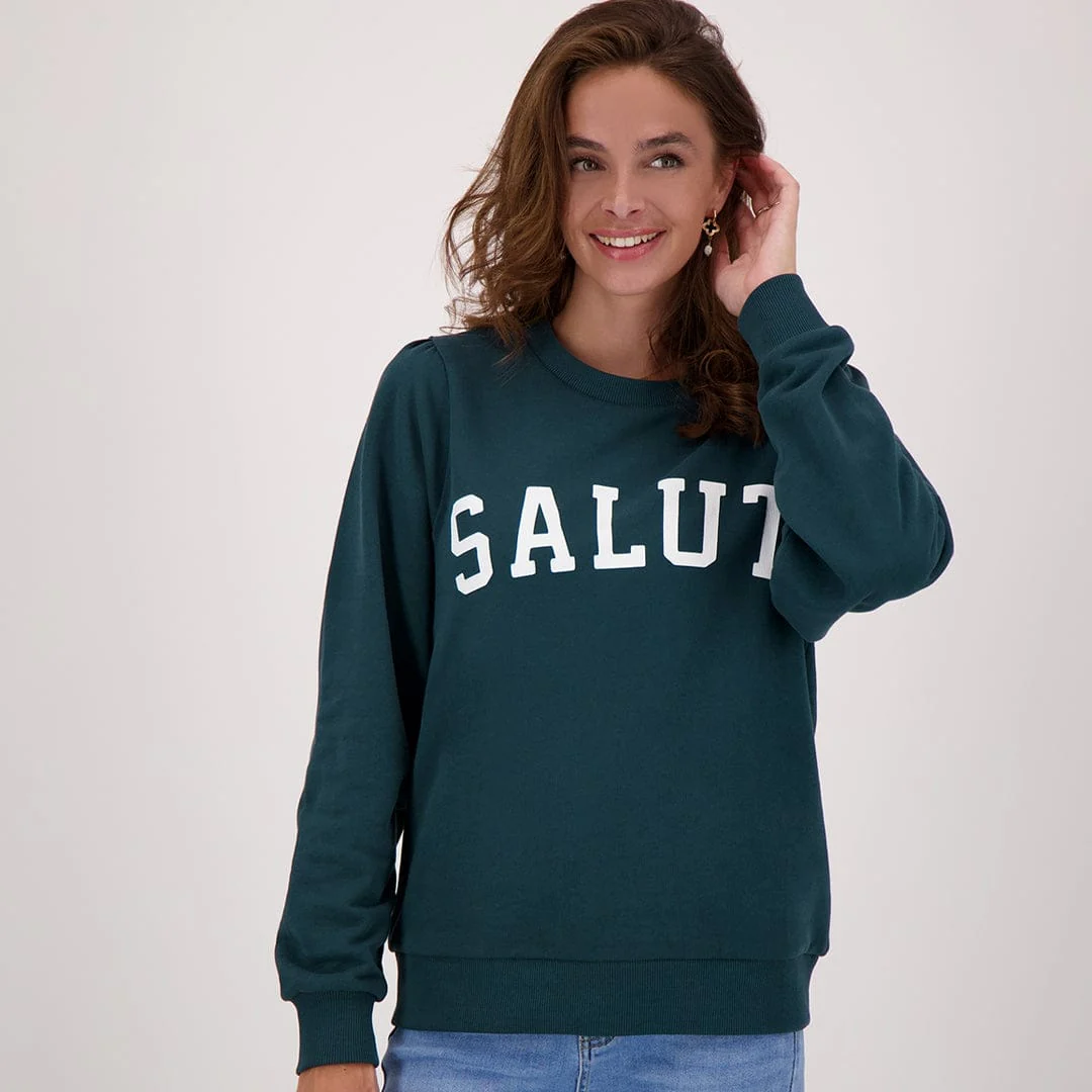 Sweater Salut | Peacock Green - Image 8