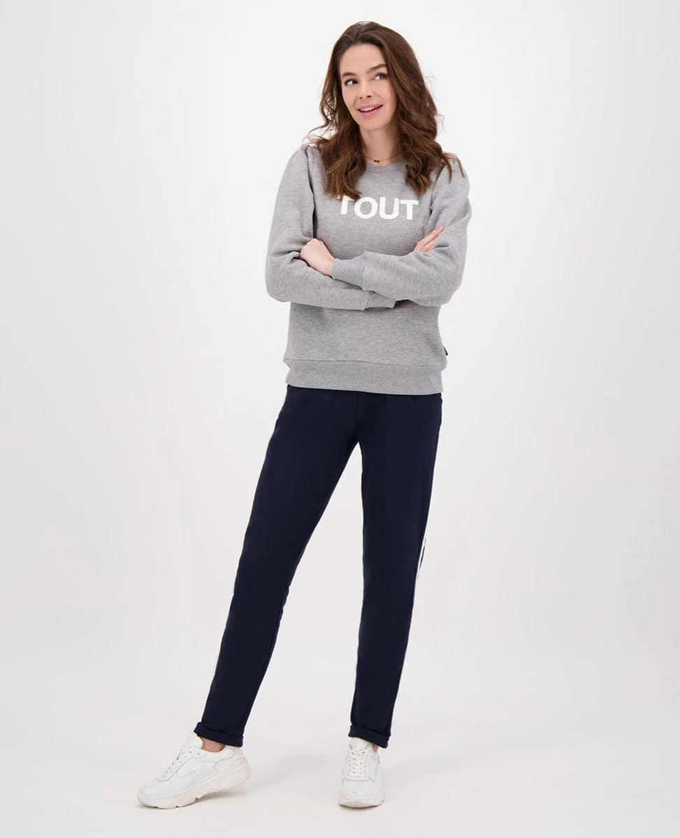 Sweater Tout | Light Grey Melange - Image 11