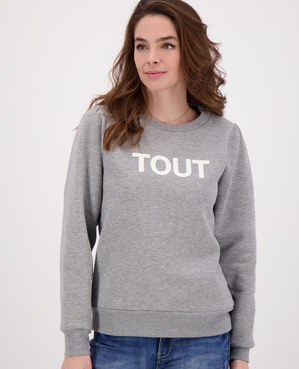 Sweater Tout | Light Grey Melange - Image 4