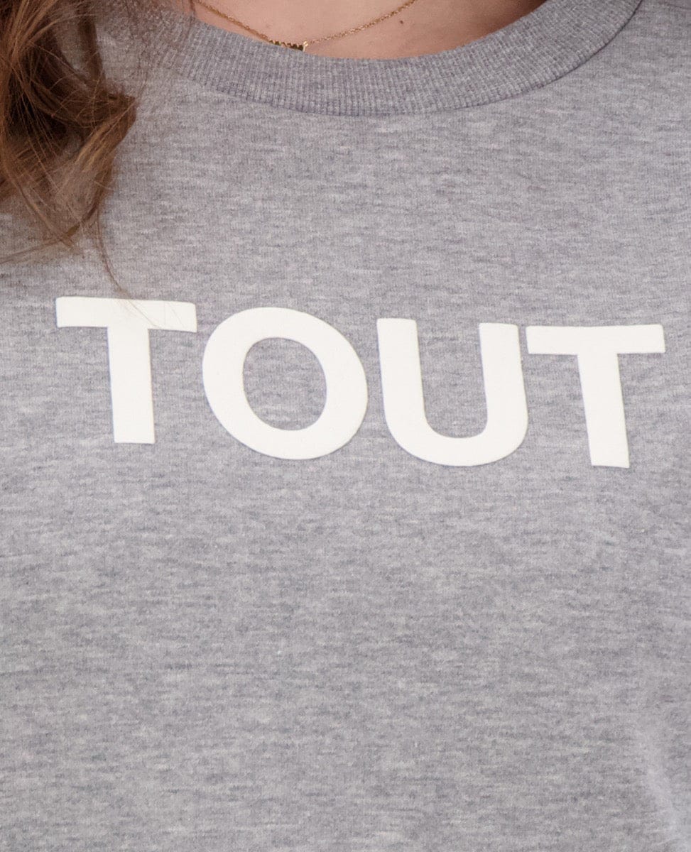 Sweater Tout | Light Grey Melange - Image 5