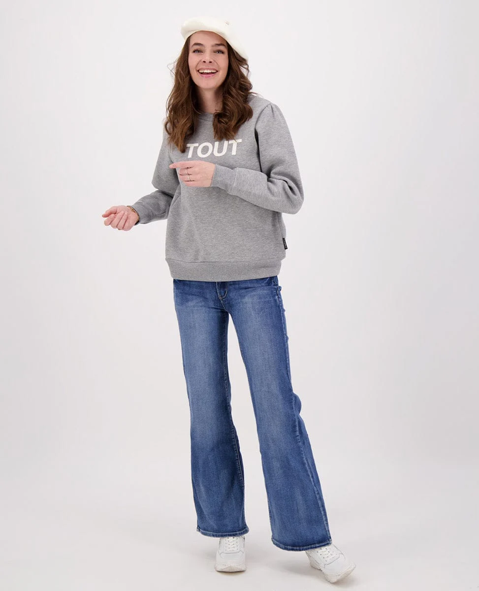 Sweater Tout | Light Grey Melange - Image 8