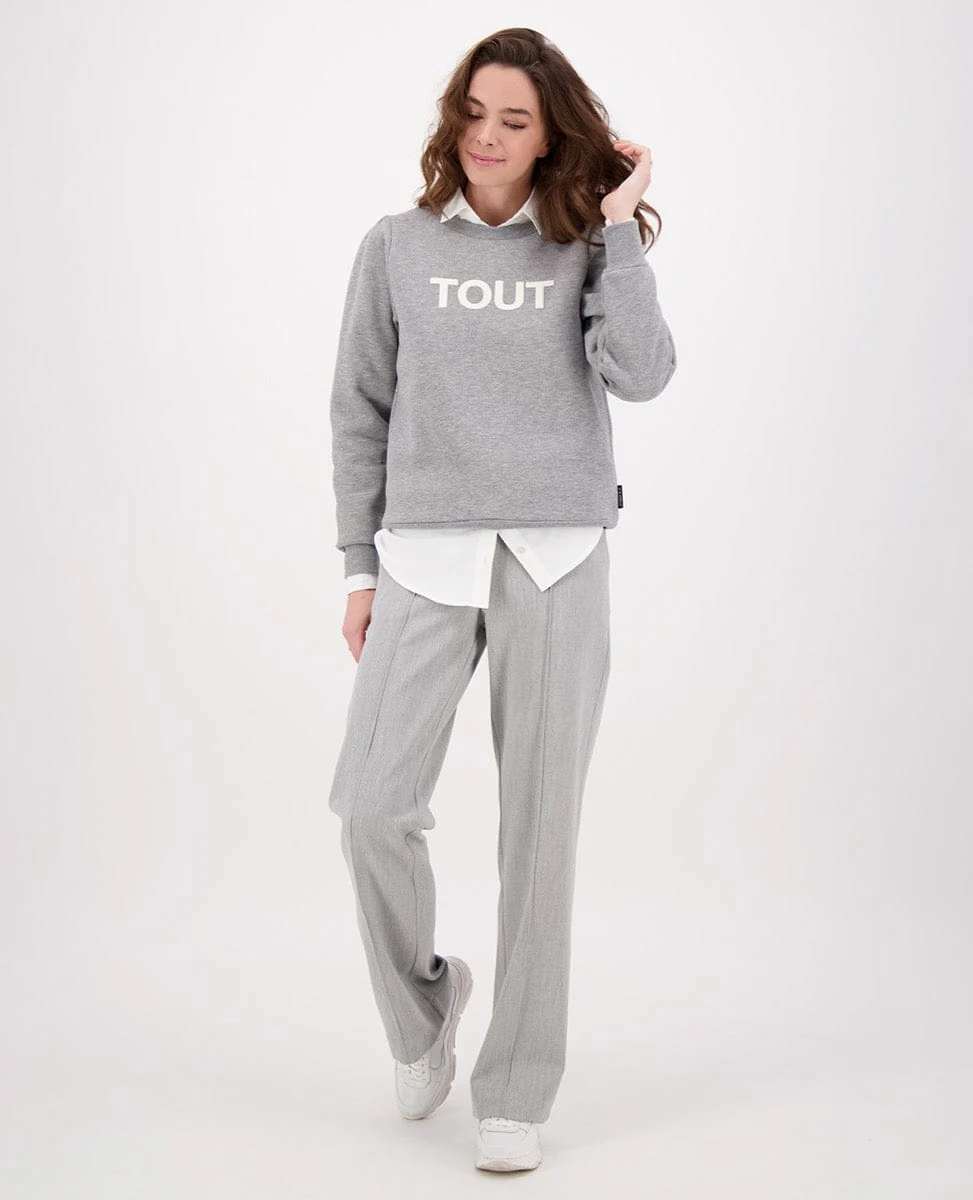 Sweater Tout | Light Grey Melange - Image 9
