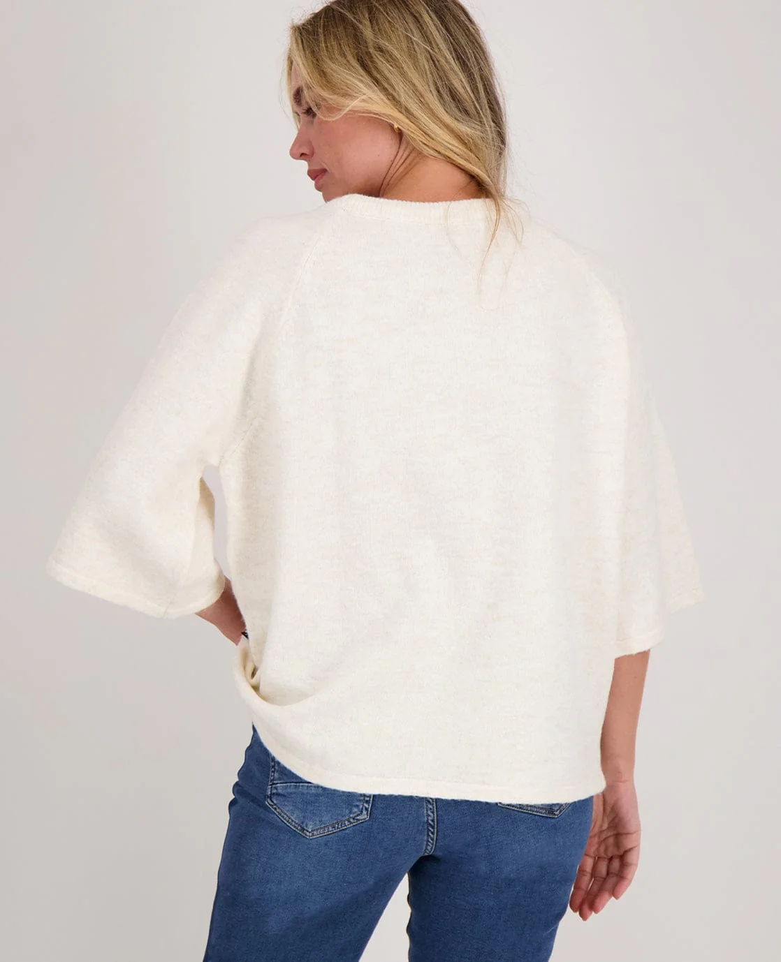 Pull Knitted | Ecru Melange - Image 5