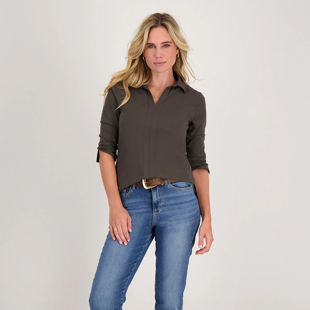 Top Collar Travel | Dark Taupe - Image 8