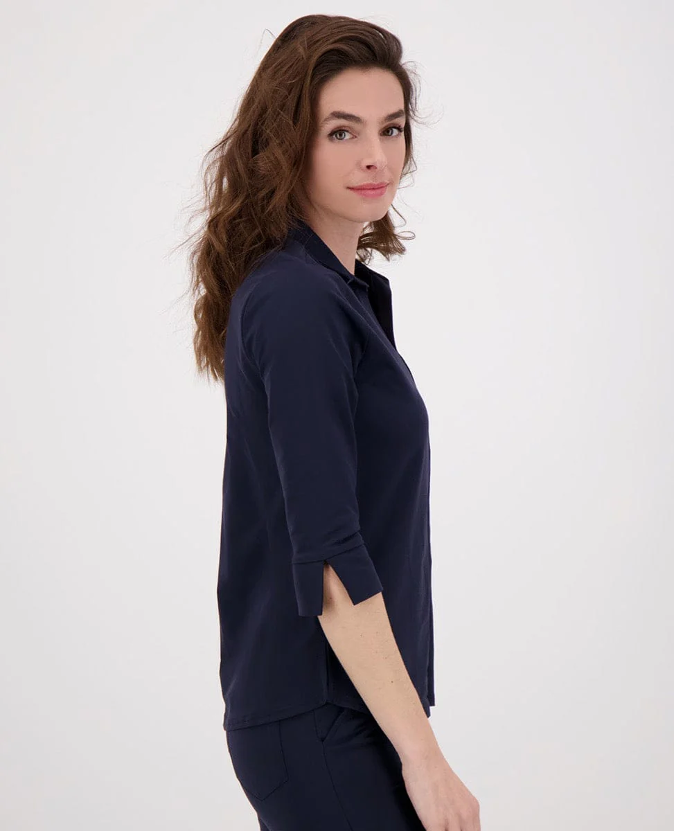 Top Collar Travel | Donkerblauw - Image 4