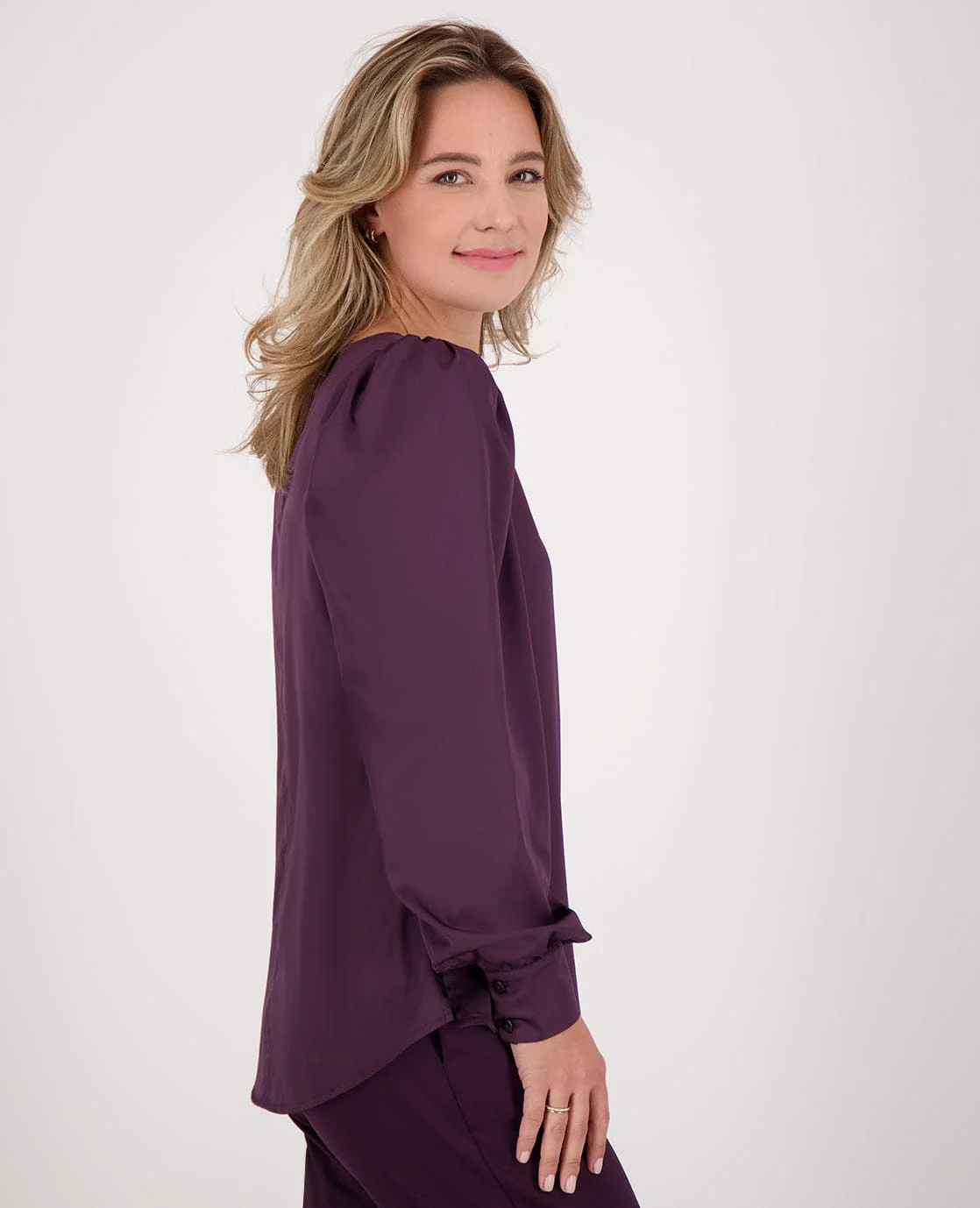 Top Madeleine Satin | Perfect Purple - Image 5