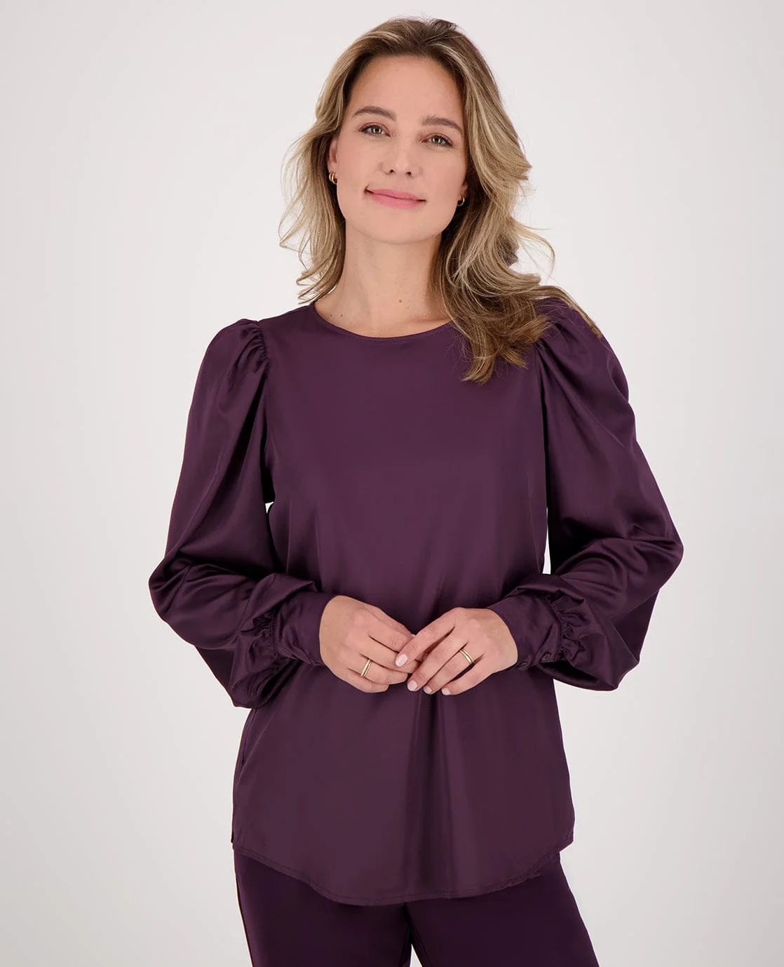 Top Madeleine Satin | Perfect Purple - Image 7