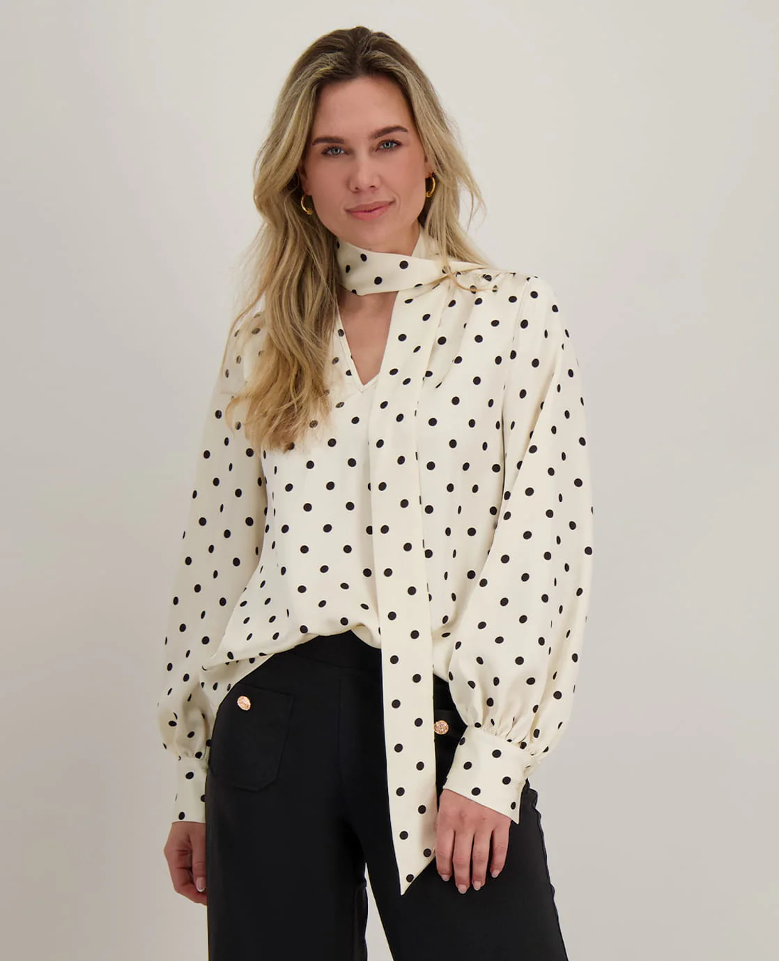 Top Milou | Porselein Wit / Zwart - Image 3