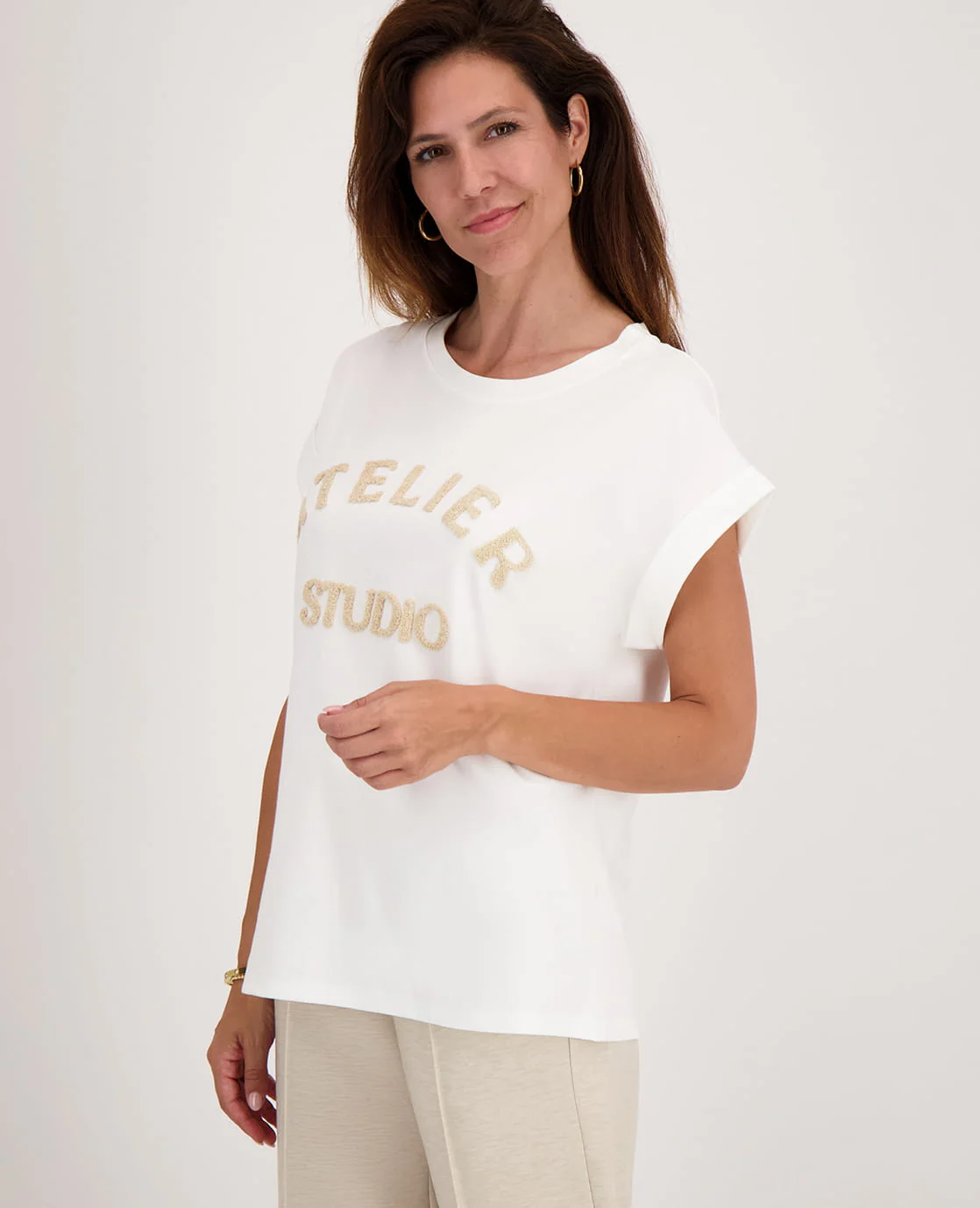 Top Romy | Wit/Beige - Image 2
