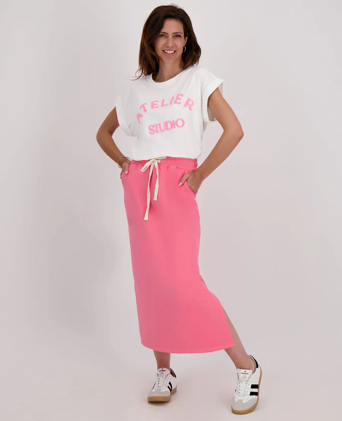 Top Romy | Wit/Coral - Image 7