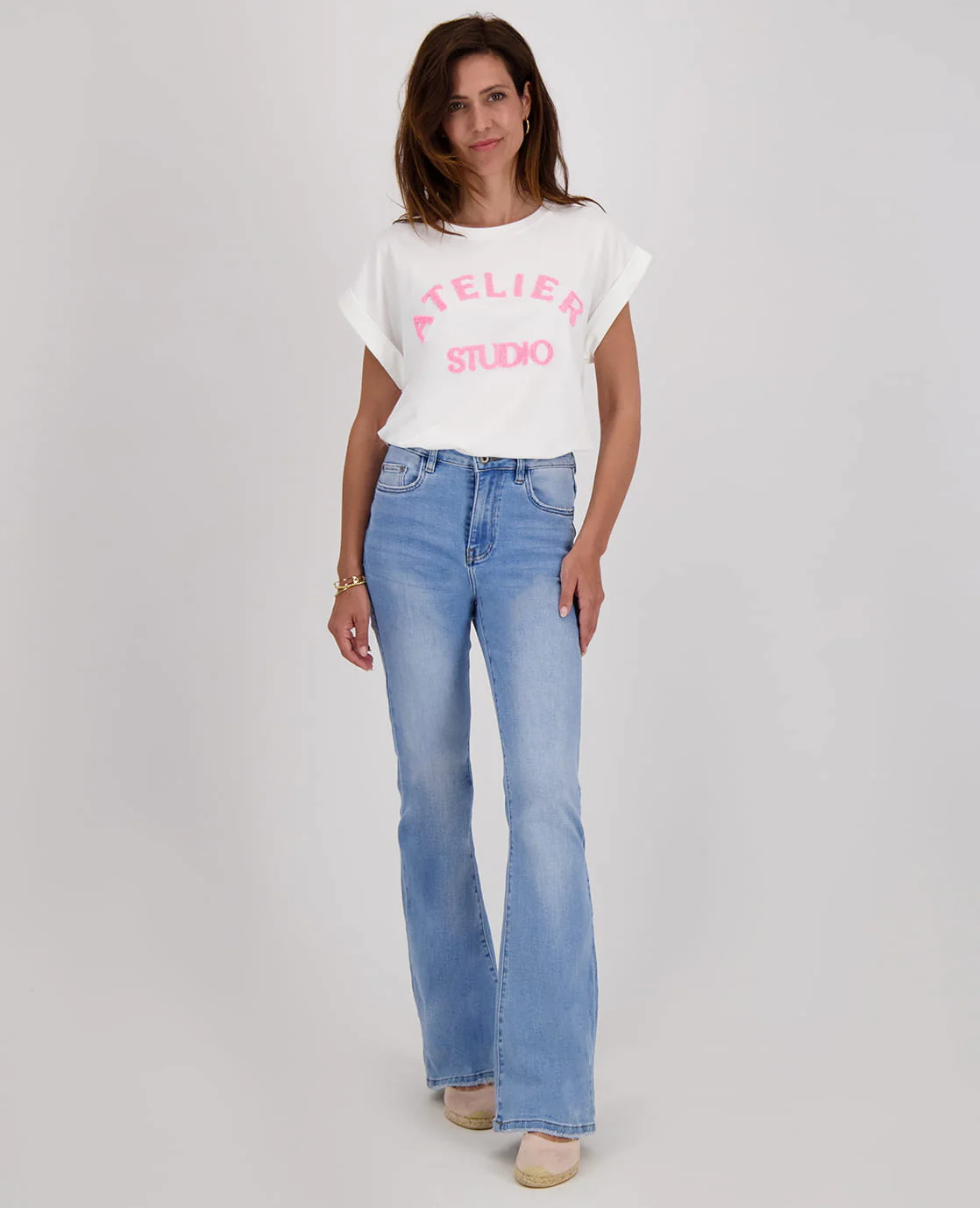 Top Romy | Wit/Coral - Image 8