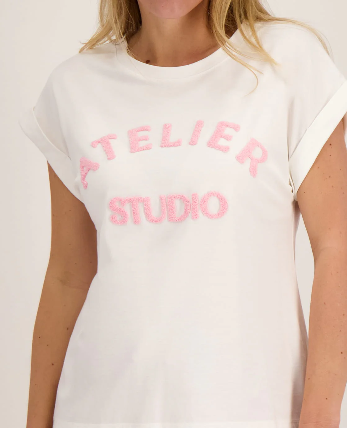 Top Romy | Wit / Roze - Image 2