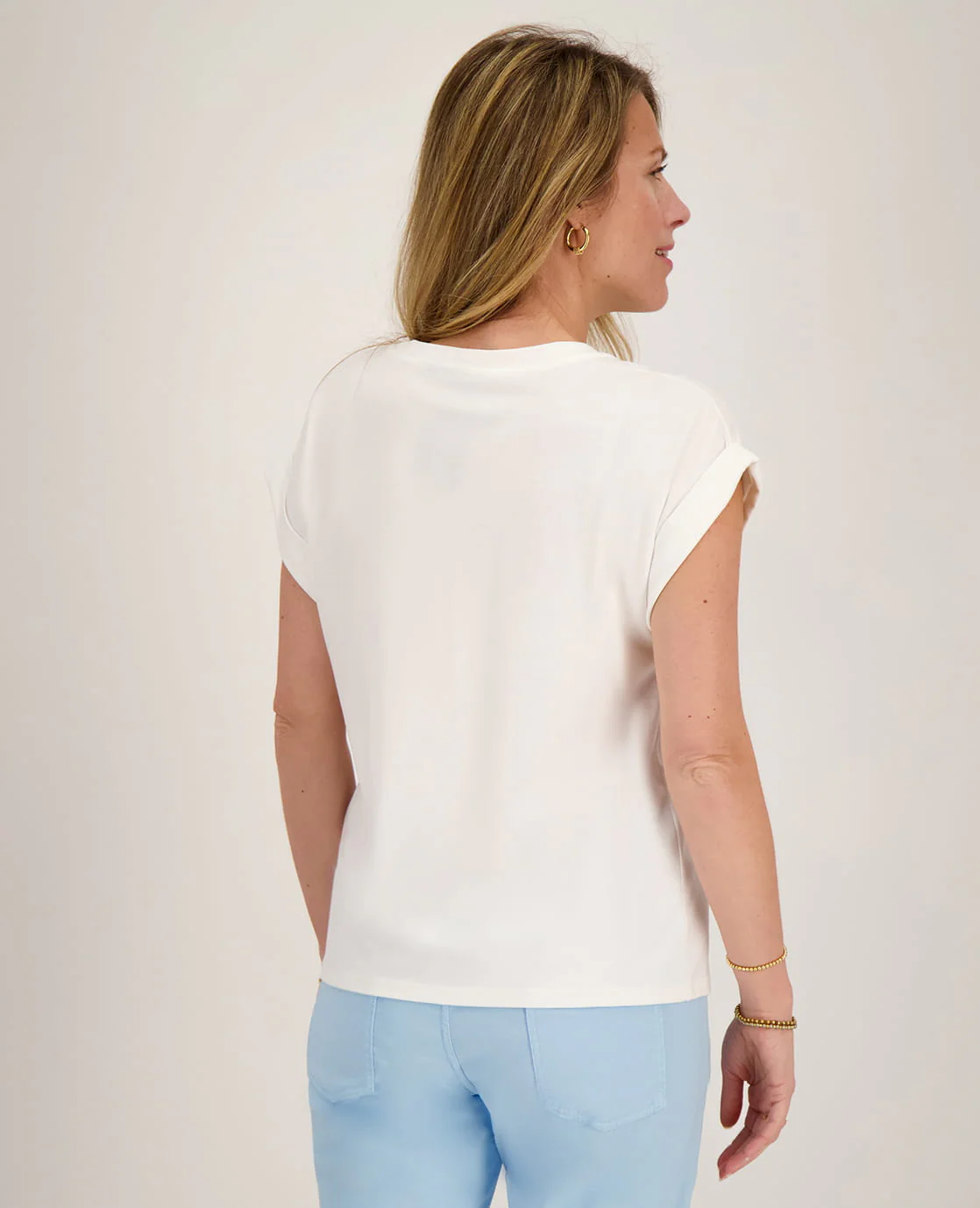 Top Romy | Wit / Sky Blue - Image 5