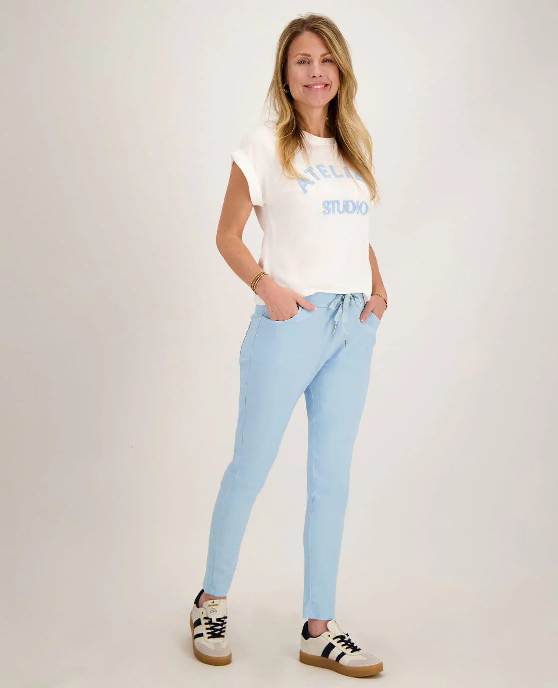 Top Romy | Wit / Sky Blue - Image 6
