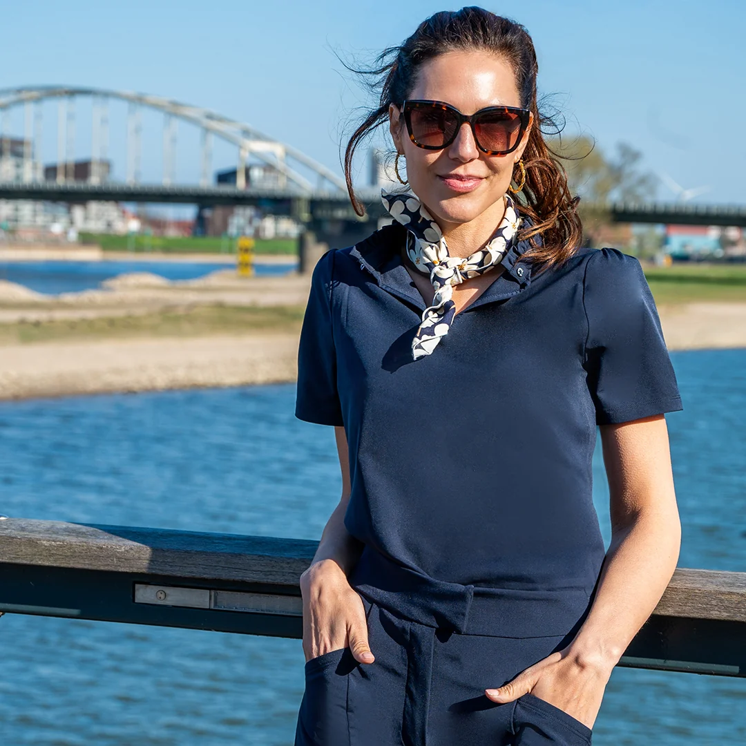 Top Ruche Travel | Donkerblauw
