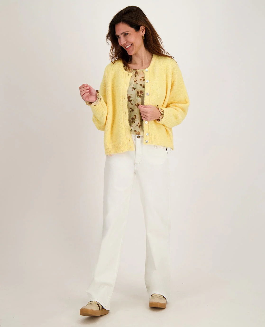 Top Seren | Soft Yellow / Brown Multicolor - Image 9