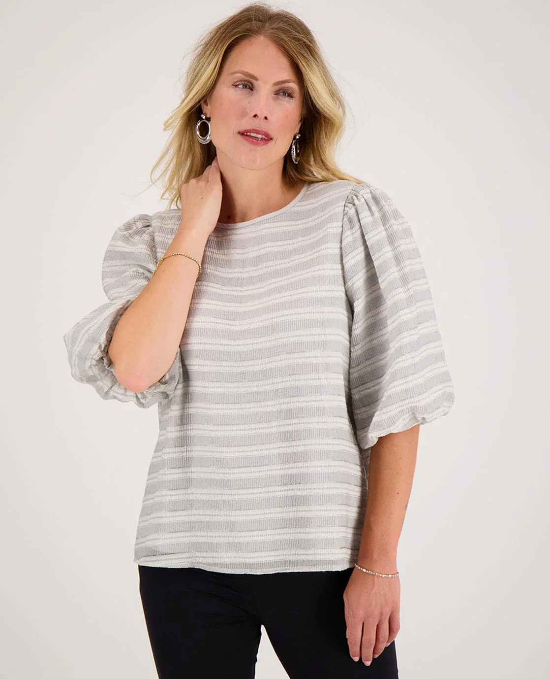 Top Tessa | Grey/Silver - Image 3